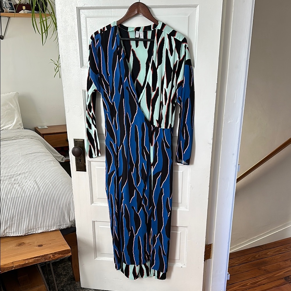 ASOS Blue Patterned Dress